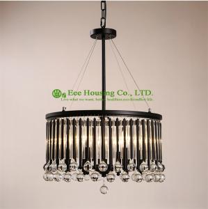 Wholesale Crystal chandeliers pendant lights retro suspended ceiling lighting interior residential led candle light ceiling Lamp from china suppliers