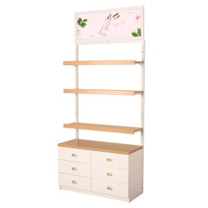 Wholesale Cosmetic Point Of Purchase Pop Display Wood Makeup Display Stand from china suppliers