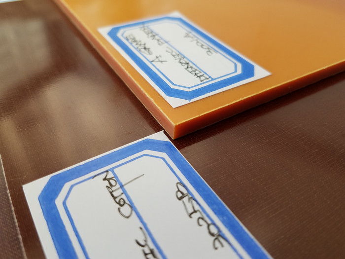 Brown Smooth Surface Colored Plastic Sheet / Phenolic Cotton Sheet Heat - Resistant