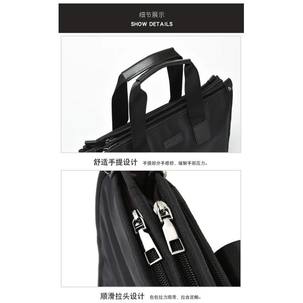 Office Best Briefcase Custom Logo For 14 / 18 / 22 Inch Hp Male Laptop Messenger Sling Bag For Men