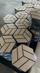 10mm PET Wood Veneer Acoustic Panels Slat Acoustic Decorative Panel No MDF