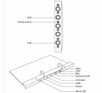 book hidden camera black in bookshelf