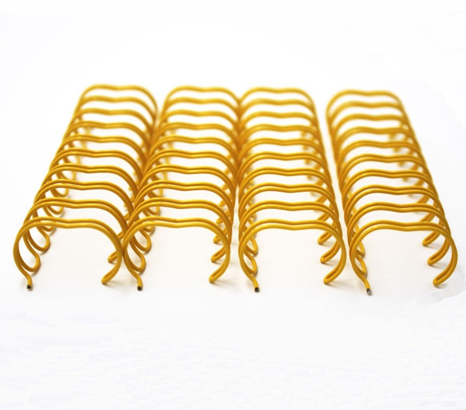 Book 6.4mm Double Loop Binding 34 Loops Spiral Binding Coil