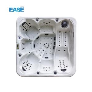 Wholesale Outdoor White Massage Spa Hot Tub 124Pcs Total Jets 1 Recliner from china suppliers