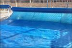 Anti - UV 100um 200um Swimming Pool Solar Cover Blue Color PE Bubble Blanket
