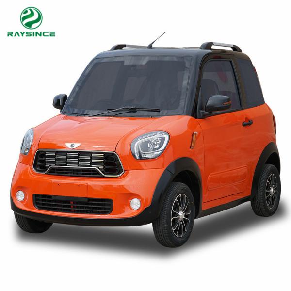 4 Wheels electric car 3 kw low speed electric mini car 2 doors 4 seats with 60V