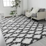Travel Fluffy Geometric Rug for Kids Nursery Non Slip Modern Area Carpet Made of