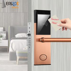 Wholesale Batteries Operation Key Card Smart Door Locks Intelligent Keyless Lock for Hotel Guesthouse from china suppliers