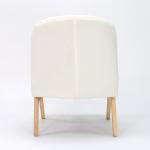 Living Room Design W58*D68*H78CM Nordic Lounge Leisure Wood Sofa Chair for OEM