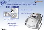 Winding Cooling E Light IPL RF Machine for Color Tattoo Flecks Removal