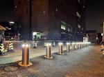 Electrical Lifting Automatic Bollards For Driveways 304 316 Stainless Steel