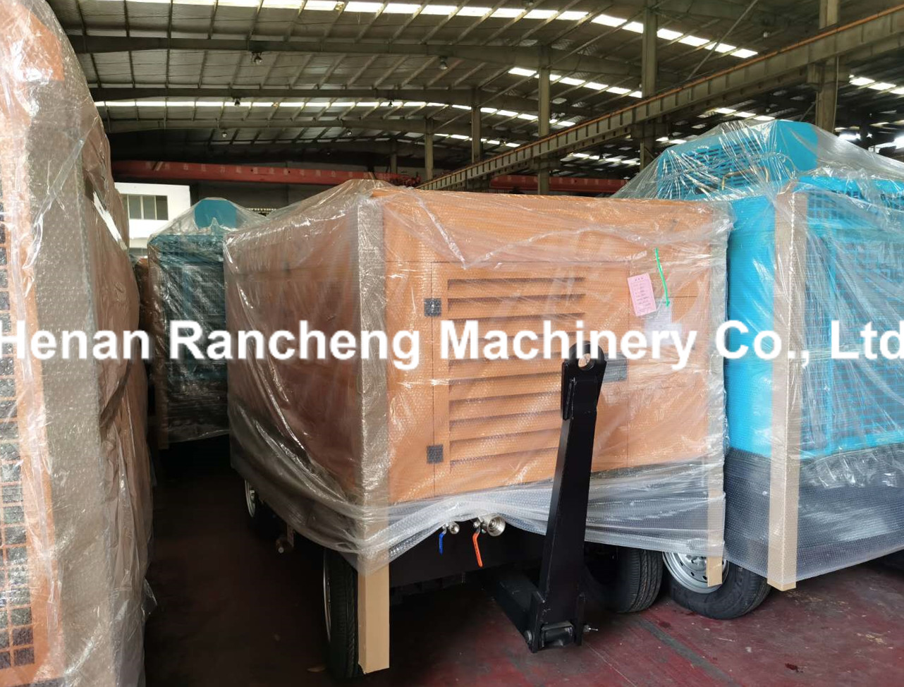 20 - 17 Bar Pressure Drilling Air Compressor 194KW 18 - 19m³ / Min Capacity