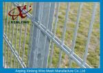 Hot Dipped Galvanzied Welded 656 Double Wire Mesh / Industrial Security Fencing