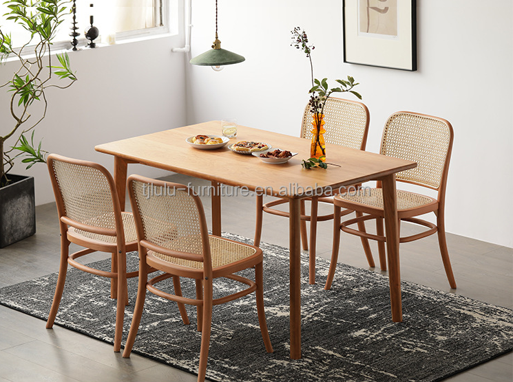 Natural Design Living Room Wooden Chairs for Bedroom and Dining Room Furniture