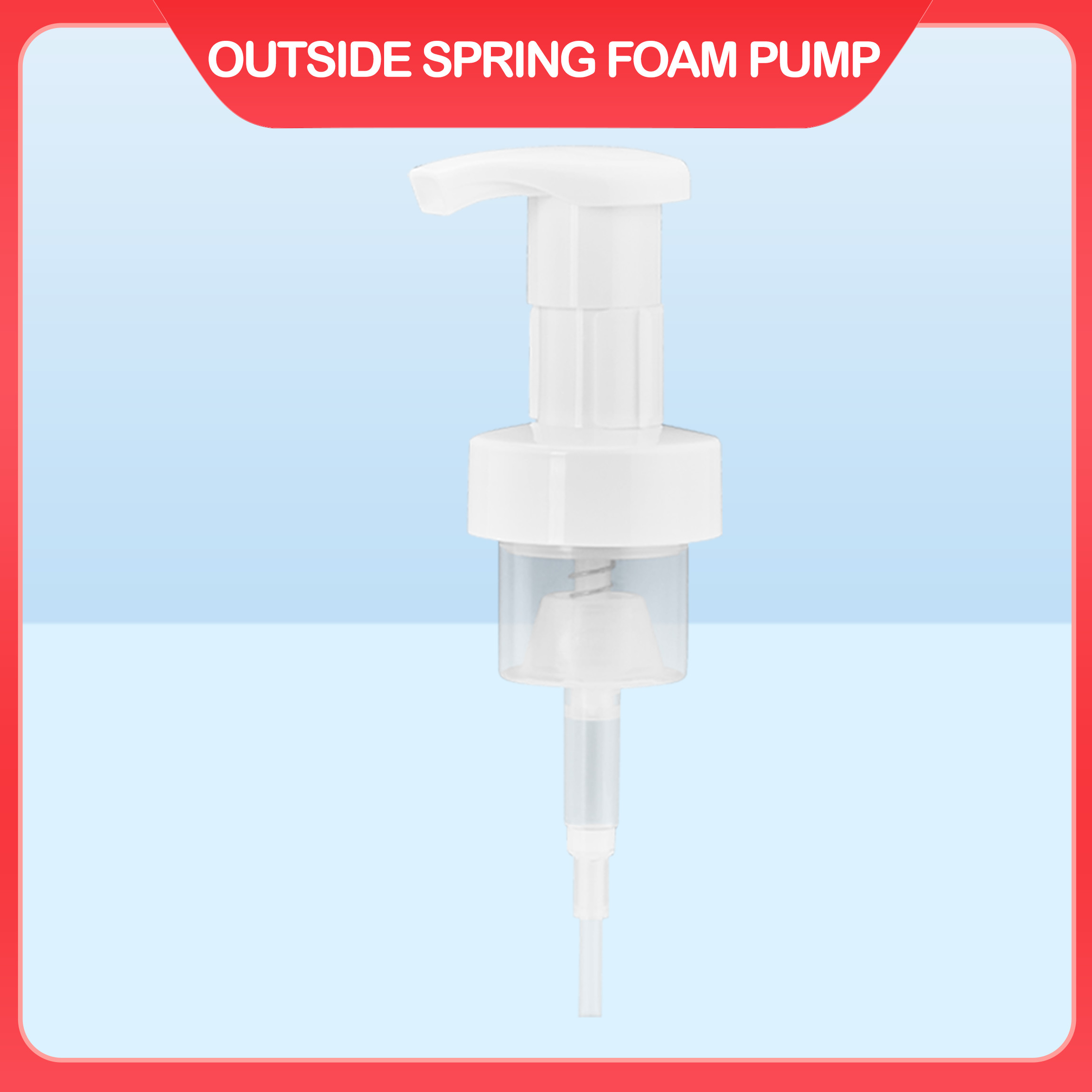 Plastic Hand Lotion Pump For Washroom Replenishment