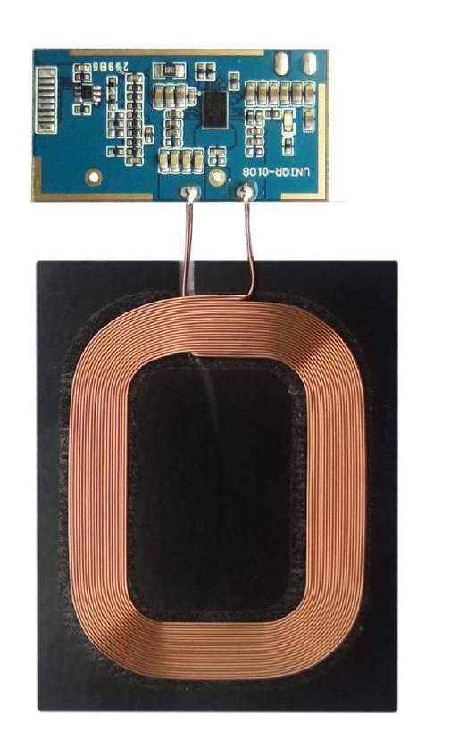 15 Watt Wireless Small Embedded Fast Charging , 12v Qi Charger Module