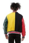 Embroidery Patches Custom Men Letterman Jacket Baseball Leather Street Plus Size