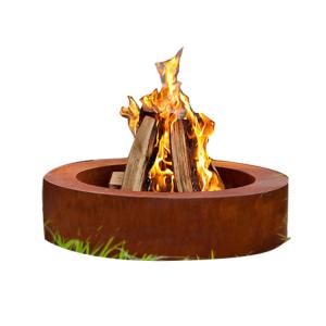 Wholesale Charcoal Firepit Metal Round Smokeless Wood Burning Steel Fire Pits from china suppliers
