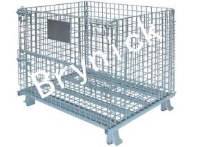 Wholesale 40x32x33 Inch Collapsible Metal Storage Containers , Industrial Collapsible Containers from china suppliers