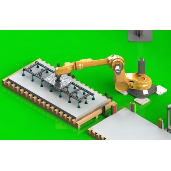 110t 3200 CNC Hydraulic Press Brake With Robot stainless Sheet Metal Panel Bending