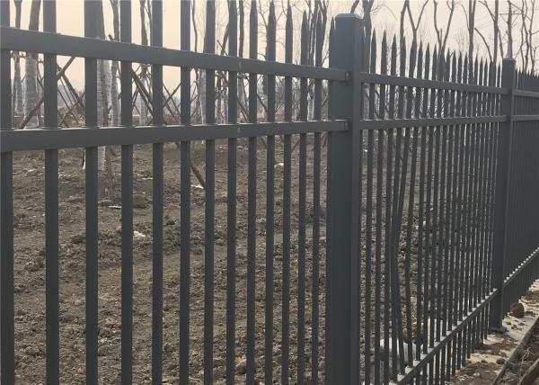 Tubular steel ornamental garden Hercules Fence 1200mm height x 2450mm width