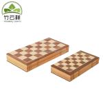 International wooden chess board