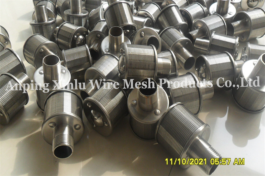 Stainless Steel Johnson Wedge Wire Water Screen Nozzle For Sand Filter