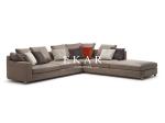 Contemporary Style 2018 New Living Room Furniture 5 Seater Cowhide Genuine
