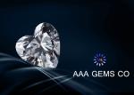 Customizable Heart Loose Moissanite , 4mm Colorless Moissanite