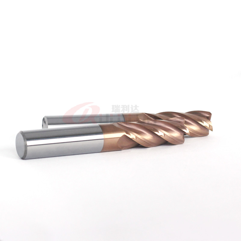 3/4" 5/8" Metric Corner Rounding End Mill 10mm 1mm HRC55 4 Flutes
