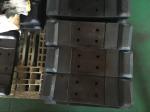 500mm Wide 171 Pitch Chain On Black Excavator Rubber And Steel Rubber Pads