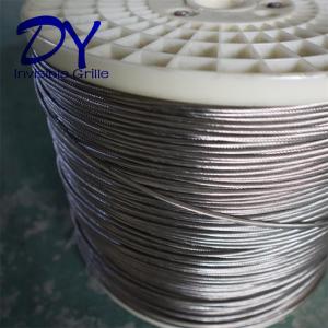 Wholesale 304 Stainless Steel Wire Window Invisible Grille For Commercial Security from china suppliers