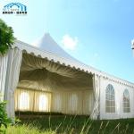 Luxury Pavilion Pagoda Marquee Tent Double PVC Fire Resistant