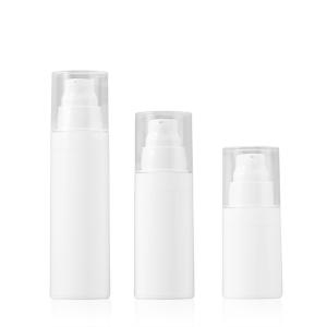 Wholesale Empty White Airless Pump Bottles Travel Size With Dust Cover Free Sample from china suppliers
