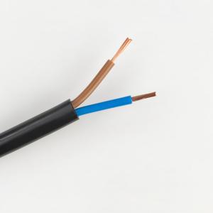 Wholesale Pure Copper Round Sheathed Pvc Flexible Cable 2 Cores 1.0/1.5/2.5/4.0mm2 from china suppliers