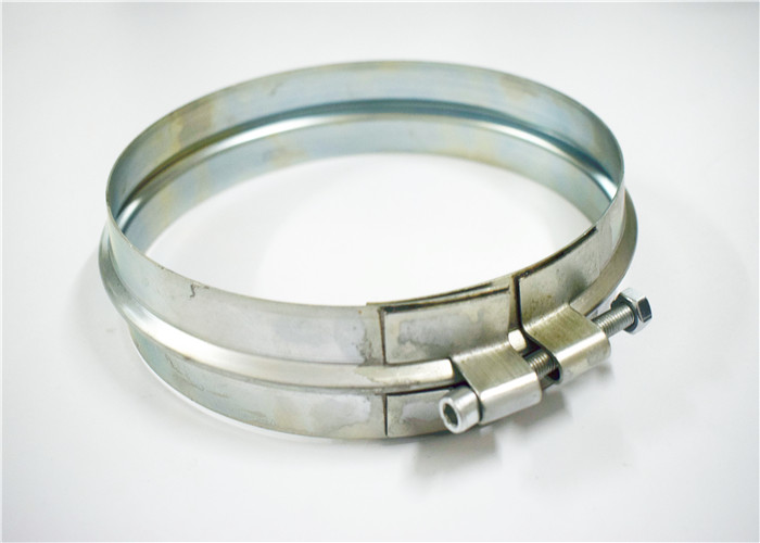 Zinc Plated Ring 600mm Steel Duct Clamp Clip