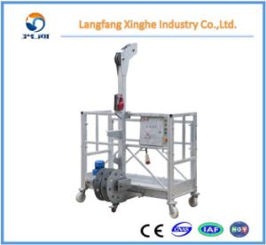 Wholesale Xinghe manufacturer zlp suspended working platform / electric rope cradle / winch gondola motor for cleaning from china suppliers