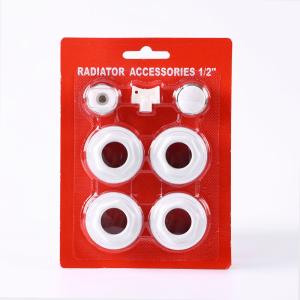 Wholesale Hotel 1/2 inch Heating Radiator Accessories 7 In 1 Set Surface Printed from china suppliers