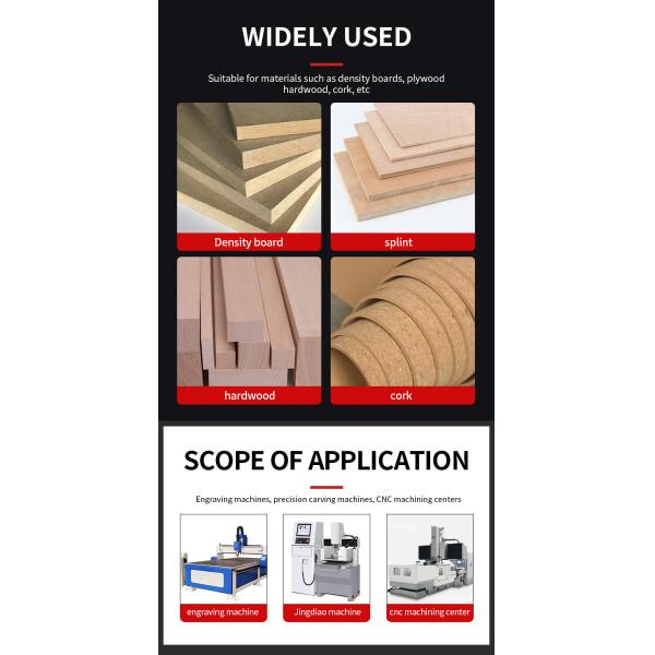 Yingba Manufacturing Production Carbide Inserts 2 Flute Taper Ball Nose End Mill for Wood Carving Milling Cutter