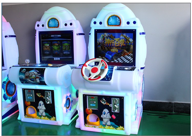 Picture Display Kids Coin Operated Gun Shooting Arcade Game for Children's Entertainment