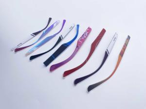 Wholesale High Gloss In Mould Decoration Injection TR90 Glasses Legs Super Toughness from china suppliers