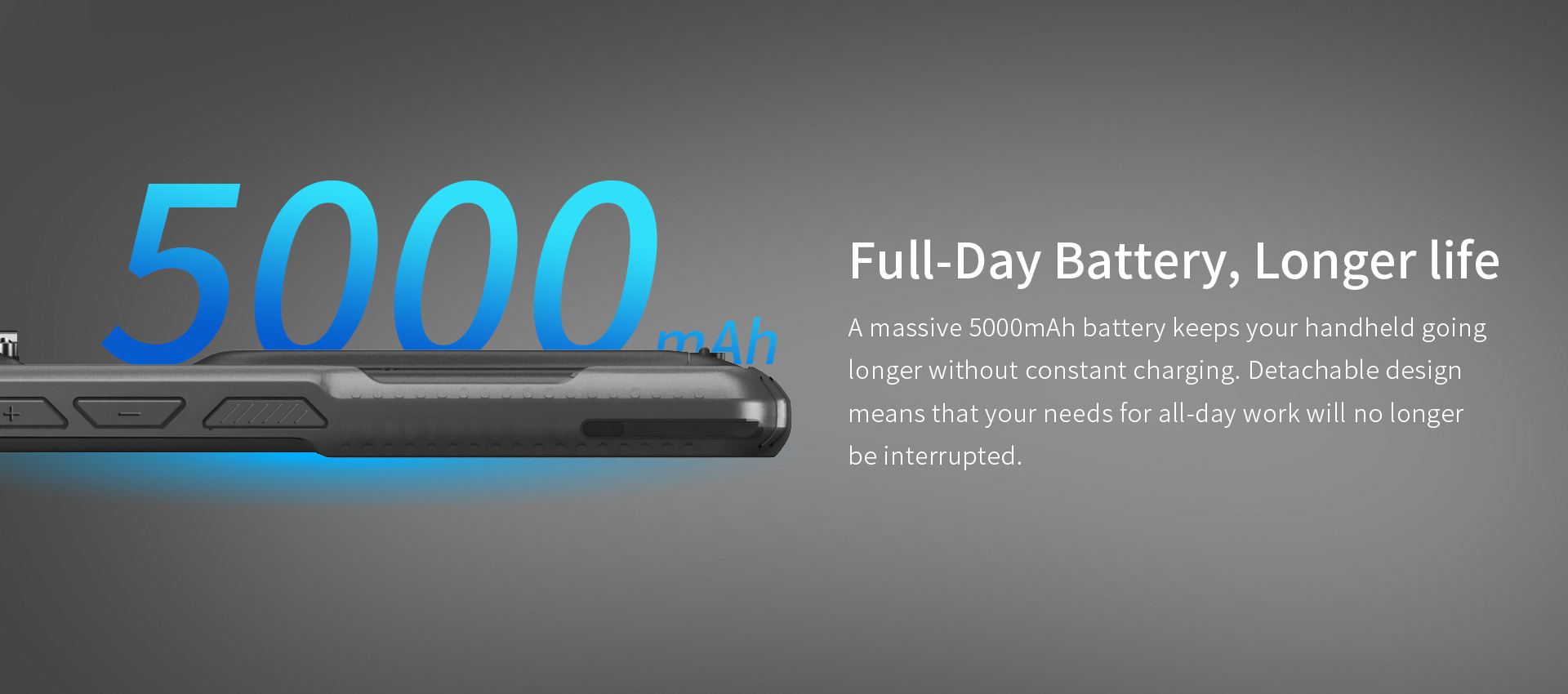 ARM OCTA Core Handheld Device with Biometric Scanner and 5.0MP Front/13.0MP Rear Camera