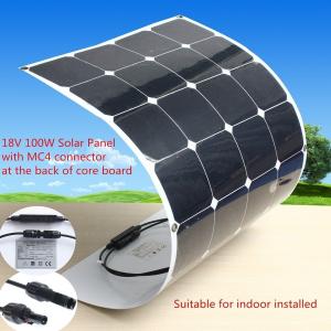 Wholesale 2.5 KGS SunPower Flexible Solar Panels , 100 Watt Sunpower Folding Solar Panels from china suppliers