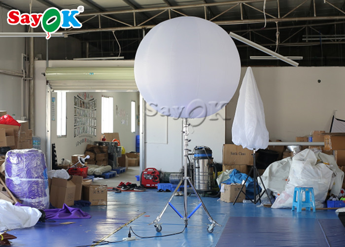 Damp - Proof Inflatable Lighting Decoration / Inflatable Tripod Ball