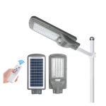 RoHS 150W Solar Powered Outdoor Street Lights Intelligent Radar For Garden