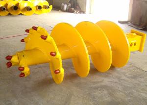 Wholesale Single Screw 1250mm Height Rock Auger With 12pcs Teeth from china suppliers