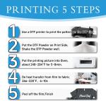 60cm Digital Printing DTF Heat Transfer PET Film DTF Printer Film Men Canvas
