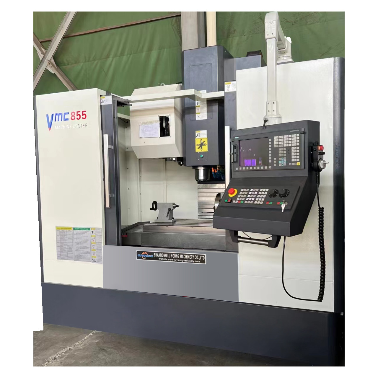 VMC855 Automatic Cnc Milling Machine 4 Axis Bt40 8000 10000 12000rpm