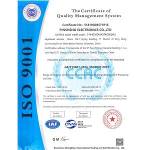 Xinrui International Trading Co., Ltd Certifications