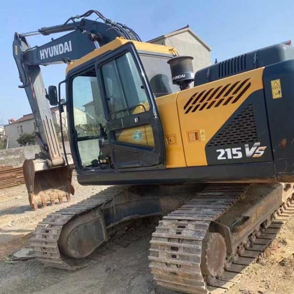 Hyundai Middle Excavator Used Excavator R215VS Excavator 0.92m3 Bucket Capacity